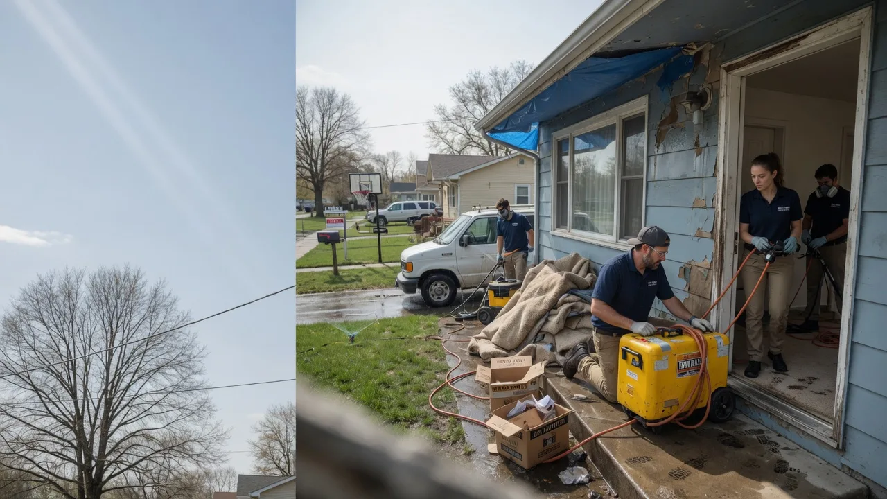 Basement Flood Cleanup in Hallie, KY near me